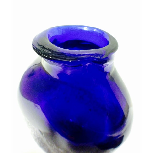 HandBlown Cobalt Artisan Vase Chairish