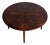 Mid 20th Century Danish Modern Rosewood Round Coffee Table in Style of h.w. Klein For Sale