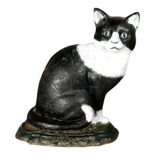 American Cast Iron Model of a Cat For Sale