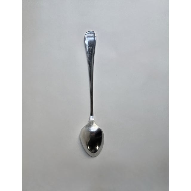1960s Sheffield, England for Eisenberg-Lozano Silver Plate Buffet Spoon For Sale - Image 10 of 18
