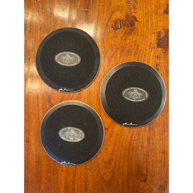 Lovely small decorative decoupage glass plate from the highly acclaimed New York City designer John Derian. Red and white...