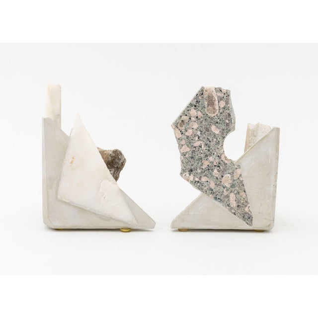 Contemporary Chen Chen and Kai Williams Pair of "Metamorphic Rock" Bookends, 2013 For Sale - Image 3 of 11