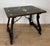 1930s Spanish Baroque Style Side Table with Floral Marquetry Top and Ebonized Base For Sale - Image 13 of 13