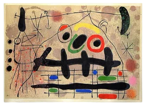 Le Lézard aux Plumes d’Or - Original LIthograph by Joan Mirò - 1971 1971