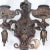 Pair of Antique Wrought Iron Floral Sconces. Circa 1920 For Sale - Image 9 of 10