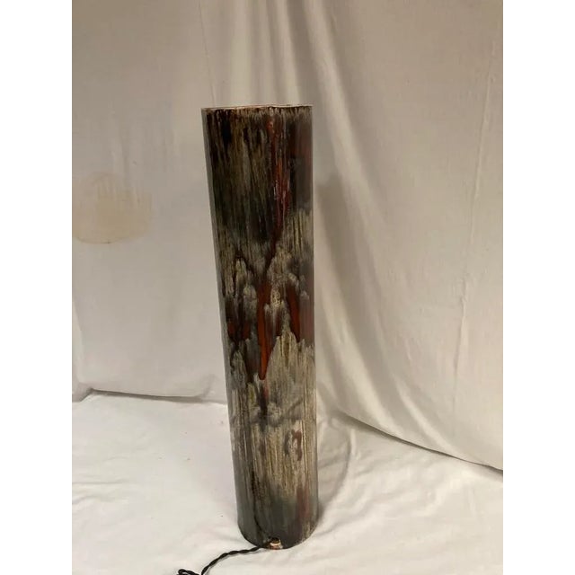 Large Ceramic Lamp from Vallauris, 1970 For Sale - Image 4 of 8