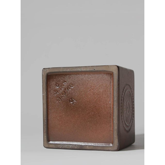 Brown Ceramic Vase by Göran Andersson for Upsala-Ekeby, 1960s For Sale - Image 4 of 8