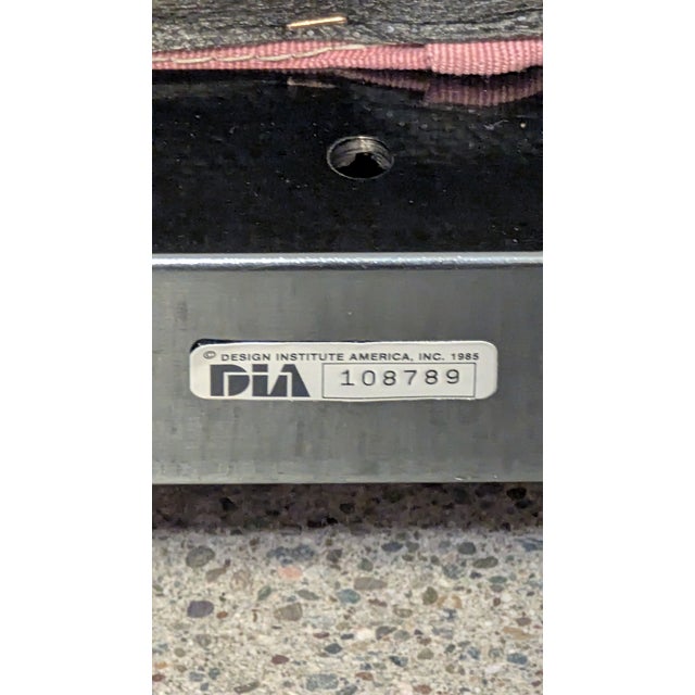 Pair of 1985 Design Institute of America Chrome Ming Armchairs on Casters For Sale - Image 12 of 12