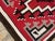 Mid 20th Century 1940s Red Geometric Tribal Antique American Navajo Rug 2'2" X 2'10" Flatweave Wool Carpet For Sale - Image 5 of 5