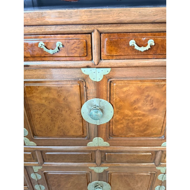 Antique Double Medallion Bandaji Cabinet For Sale - Image 9 of 12