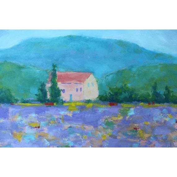 Provence Lavender, Modern Impressionist Oil Painting For Sale In Reno/Lake Tahoe - Image 6 of 12