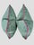 Peacock Blue Chenille Pillow Pair For Sale In Greensboro - Image 6 of 8