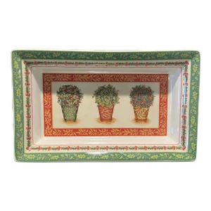 1950s Villeroy & Boch Porcelain Rectangular Dish