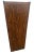 Vintage Dark Tiger Oak File Cabinet Four Locking Drawers, Paneled Sides Legal For Sale - Image 11 of 11