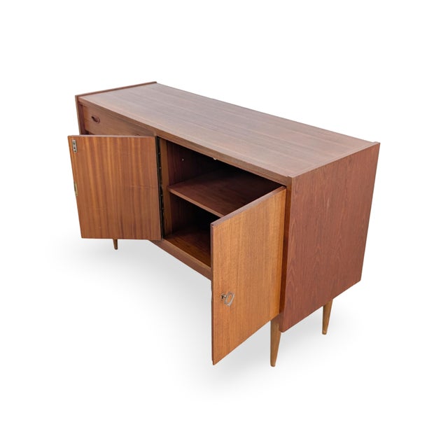 Vintage Danish Sideboard in Teak For Sale - Image 6 of 10