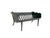 Elegant cast iron fireplace grate or log holde. This piece is made in France ca 1950 and is a great complement to your...