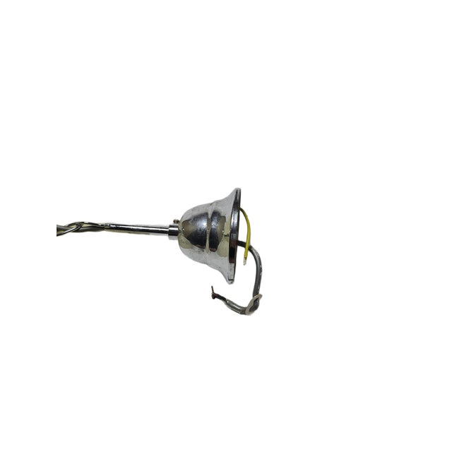 Metal Vintage Postmodern Glass Chandelier, Poland, 1970s For Sale - Image 7 of 16
