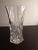 Capri Crystal Italy Clear Crystal Vase For Sale - Image 9 of 10