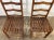 Mid-Century Modern Vintage Ladderback Chairs With Slatted Seats, a Pair For Sale - Image 3 of 8