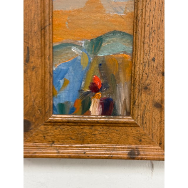 Early 21st Century Abstract Desert Landscape, Framed For Sale - Image 5 of 12