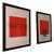 Architectural Framed Screen Prints by Hannah Parkes, Set of 2 For Sale