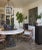 Metal Mid 20th Century Custom Marble Dining Table For Sale - Image 7 of 9