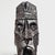 Vintage Black Ceramic Afro Mask by Judit F. Jankovics, 1960s For Sale - Image 9 of 12