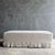 Not Yet Made - Made To Order Greige Linen Slipcovered Bench With Pleated Skirt Details and White Oak Legs For Sale - Image 5 of 7