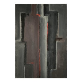 Gilbert Pauli, Présence No.10, Acrylic on Jute, 2015 For Sale