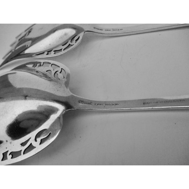 Metal Sterling Silver Salad Set by Reed & Barton Circa 1910 - Set of 2 For Sale - Image 7 of 8