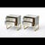 Mirrored Nightstands with Brass Sled Base from Justfurnituress SRL, 2026, Set of 2 For Sale - Image 6 of 11