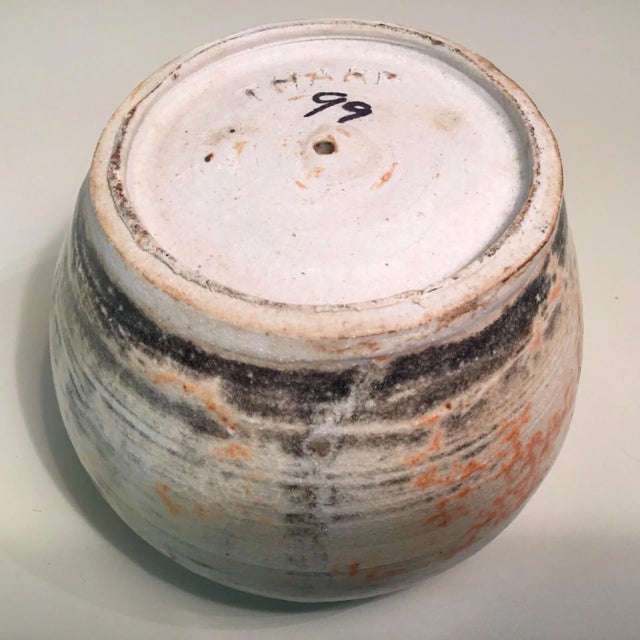 Studio Stone Ware Vase by Tharp For Sale - Image 4 of 5