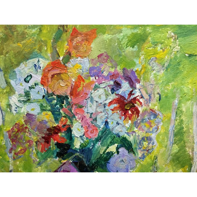 1980s Oil Painting Beautiful Mood Dovgalevskaya Vera Veniaminovna For Sale - Image 6 of 9