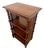 Antique Bookcase French Jacobean Revival Oak 4-Tier Etagere Barley Twist, Cane For Sale