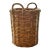 Large English Woven Wicker Basket For Sale