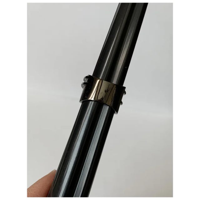 Sterling and Swarovski Crystal Cigar Band Ring, Size 6 For Sale - Image 9 of 13