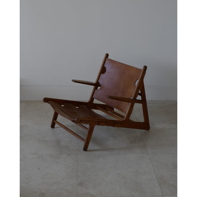 1950 Attributed to Borge Mogensen Hunting Chair for Frederica, Denmark For Sale - Image 12 of 13