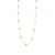 Metal 5.35 Carats Rainbow Sapphire 18k Gold Chain Link Necklace by VRJewels For Sale - Image 7 of 15