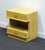 Late 20th Century Link Taylor Yellow Cream MCM Mid Century Modern 22" Two Drawer Open Cabinet Nightstand 3014 For Sale - Image 4 of 13