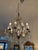 English Vintage Rock and Cut Crystal Chandelier For Sale - Image 3 of 9