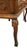 Antique Early 19c Spanish Colonial Walnut 2 Drawer Writing Table Desk