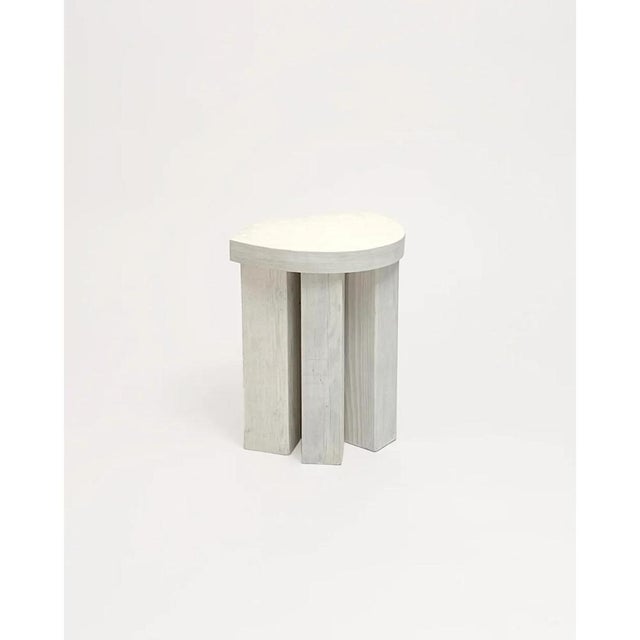 Contemporary Birch Plywood and Reclaimed Wood Form Stool by Goons For Sale - Image 3 of 6