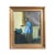 Blue 20th Century Antique Vermeer the Woman in Blue Oil on Canvas Portrait Painting in Gilt Frame For Sale - Image 8 of 8