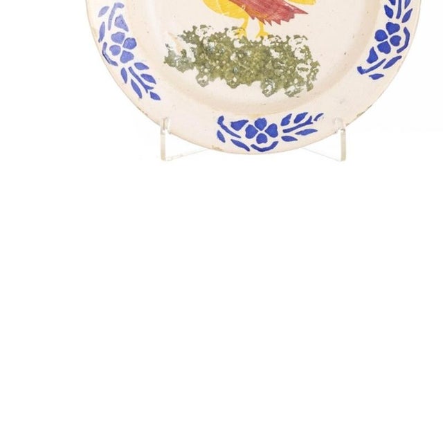 Vintage Portuguese Earthenware Plates, Set of 2 For Sale - Image 3 of 6