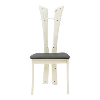 French Lacquered Dining Chair by Pierrot, 1970s For Sale