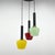 Mid-Century Italian Modern Colourful Cascade Pendant Light, 1970s For Sale - Image 12 of 15
