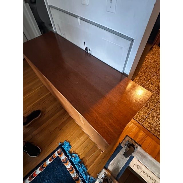 1950s Basic-Witz Solid Cherry MCM Double Dresser With 6 Drawers For Sale - Image 9 of 9