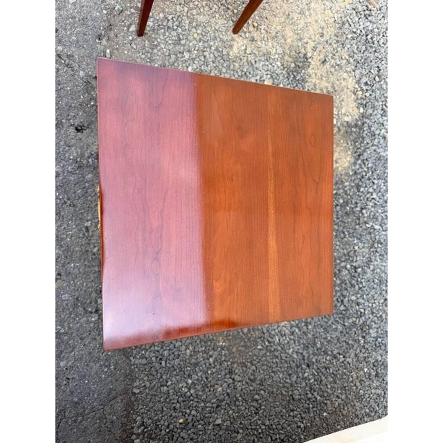 Pair of American Shaker Style 2 Tier Side Tables by Suter's Handcrafted Furniture For Sale - Image 10 of 12