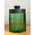 Mid 20th Century Vintage Octagonal Green Glass Canister For Sale - Image 5 of 12