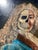 Memento Mori Baroque Style Oil on Wood Panel Portrait Painting a French Nobleman With Dual Faced Man For Sale - Image 4 of 12